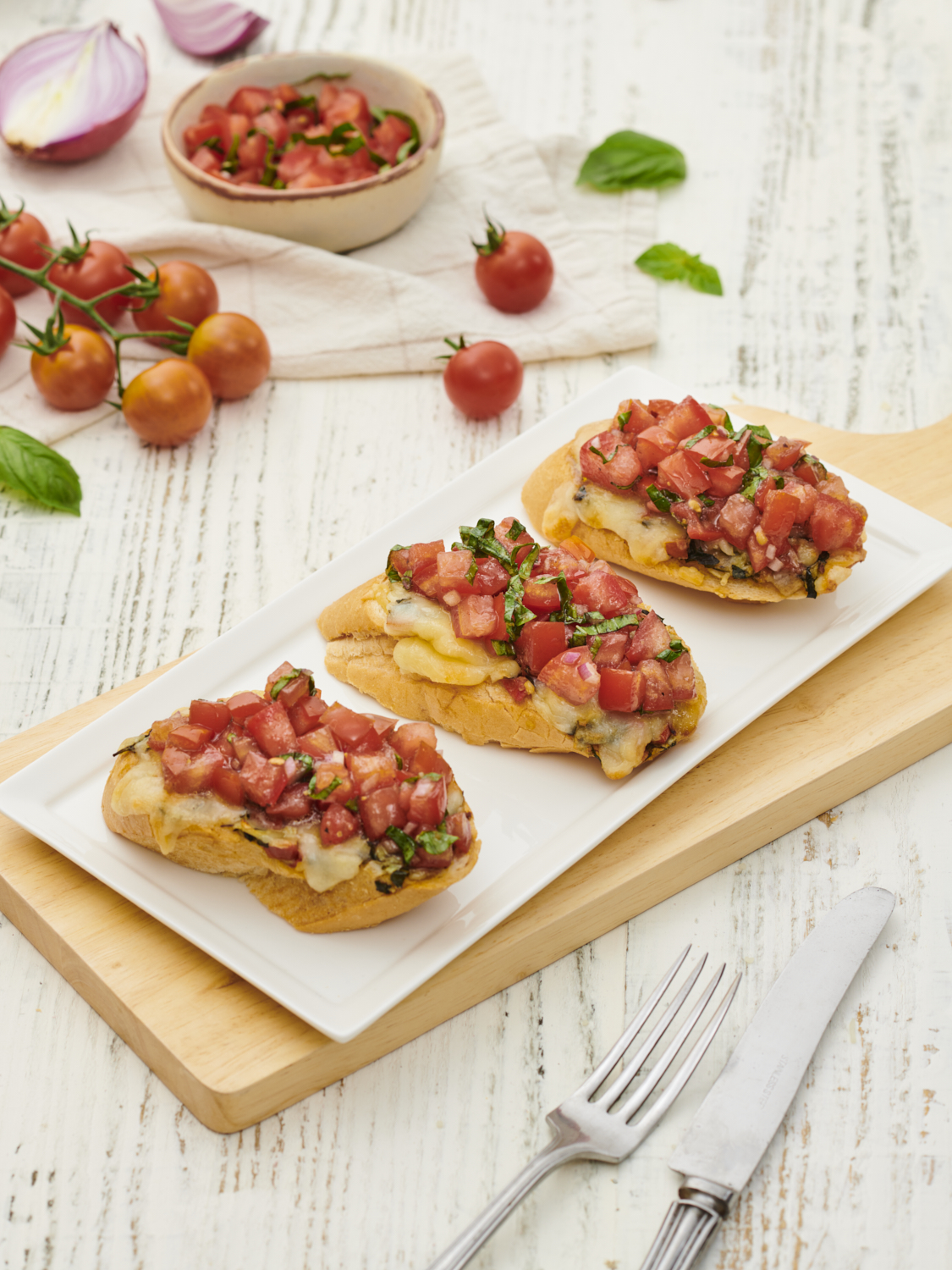 บลูเชตต้า 3ชิ้น / Bruschetta 3pcs